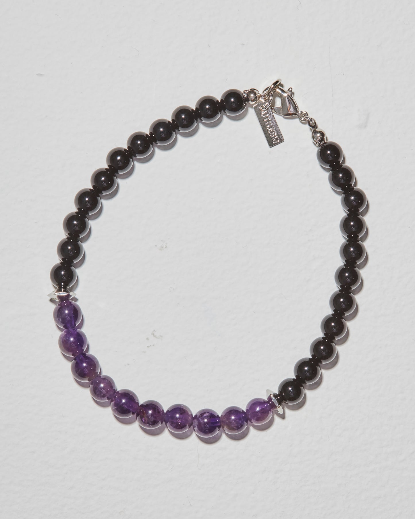 【SAMPLE】Onyx × Amethyst Bracelet _ PURPLE