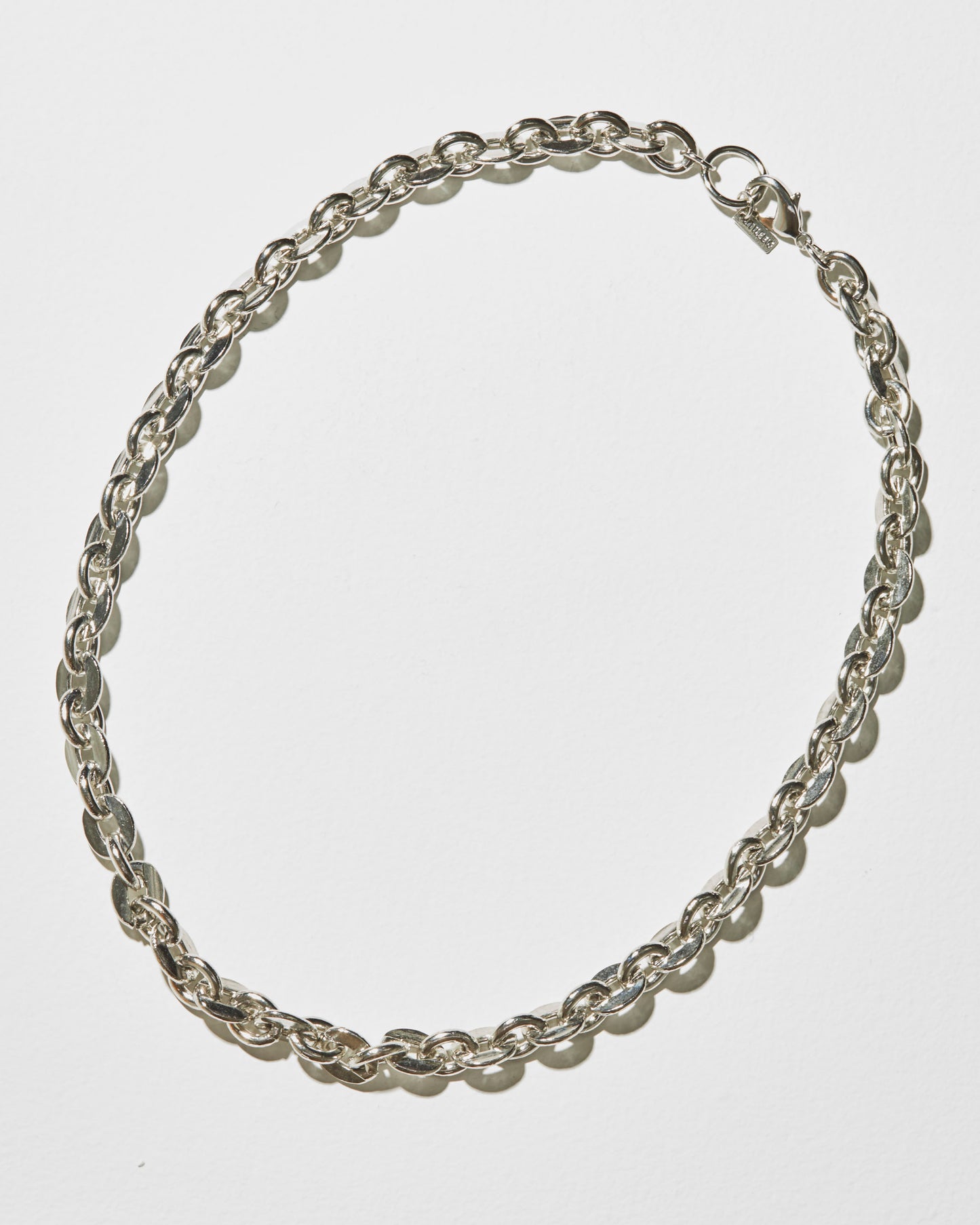 【SAMPLE】Iron Chain Necklace _ Silver