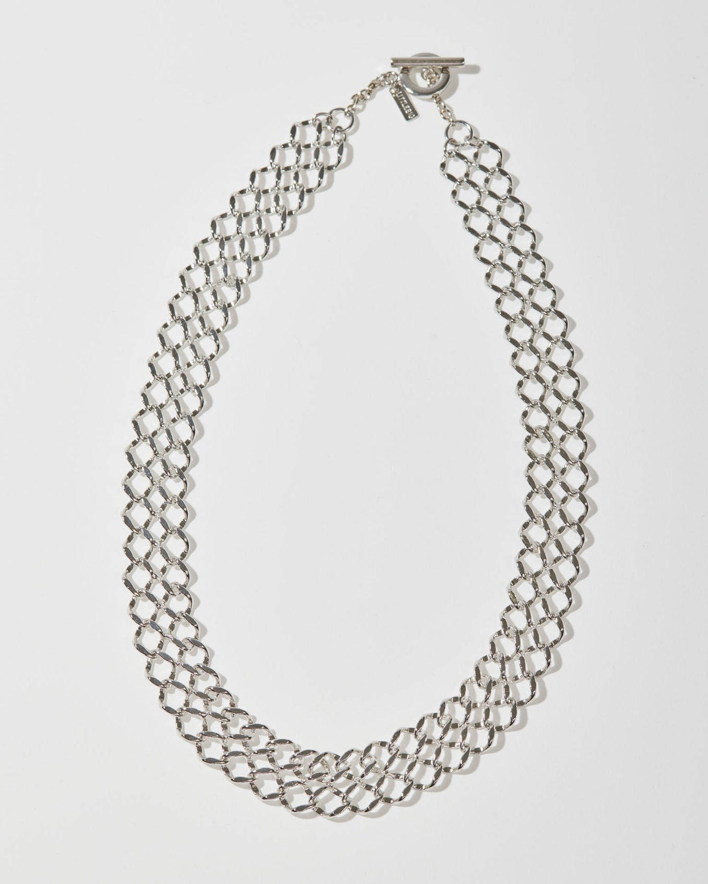 【SAMPLE】Duo Chain Necklace _ SILVER
