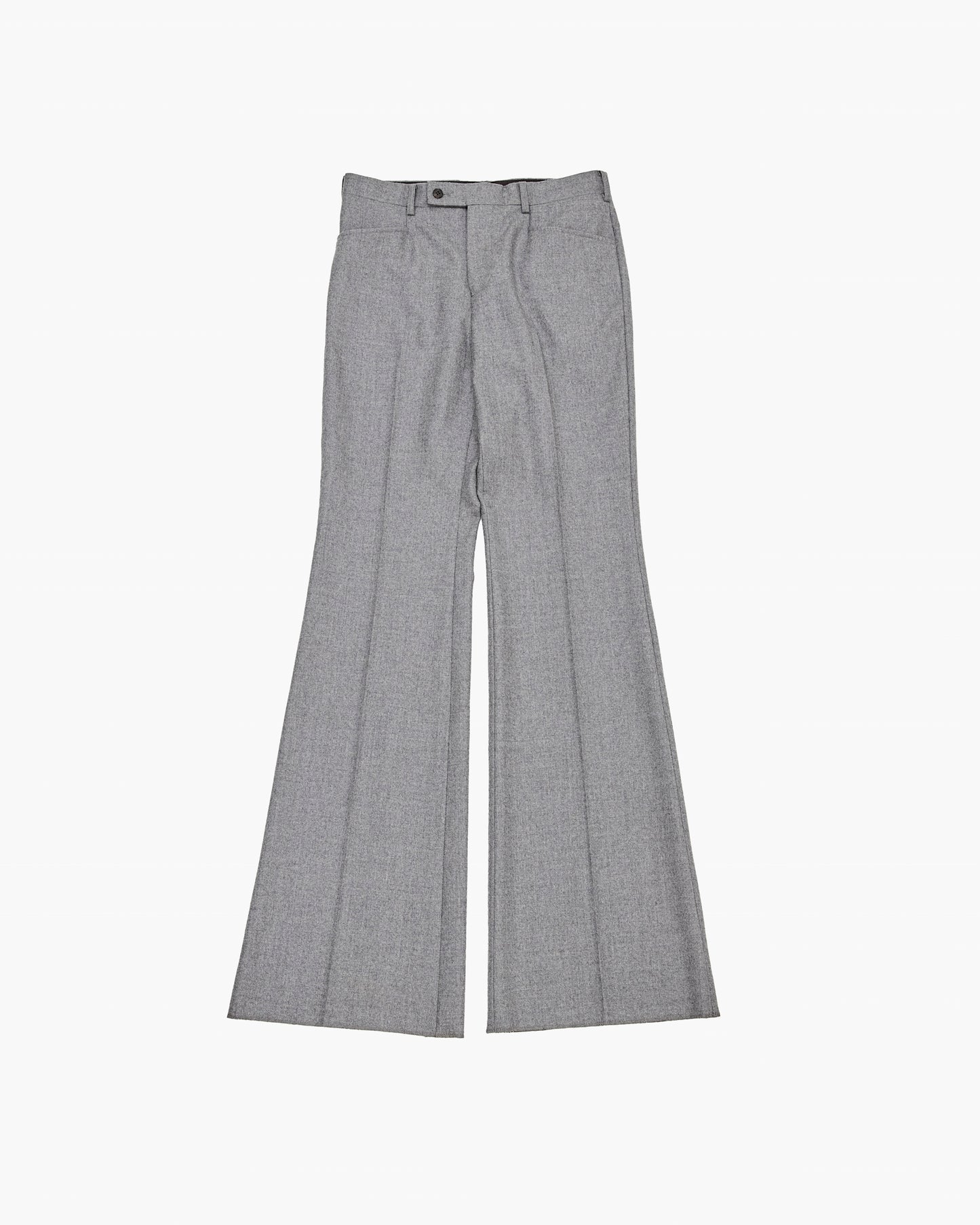 【SAMPLE】 Wool Flare Trousers _ GREY