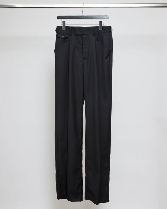 Black Straight Trousers