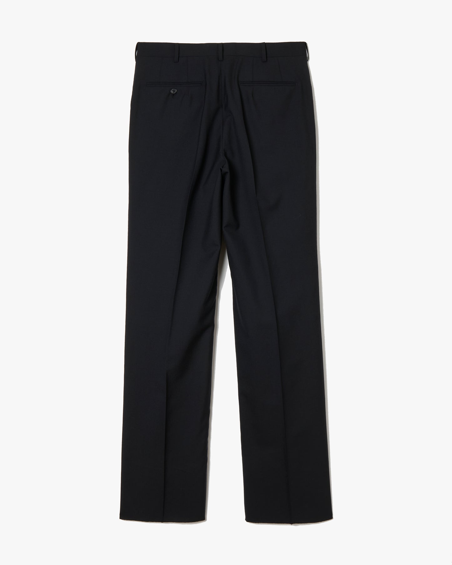 【SAMPLE】Wool Straight Trousers _ BLACK