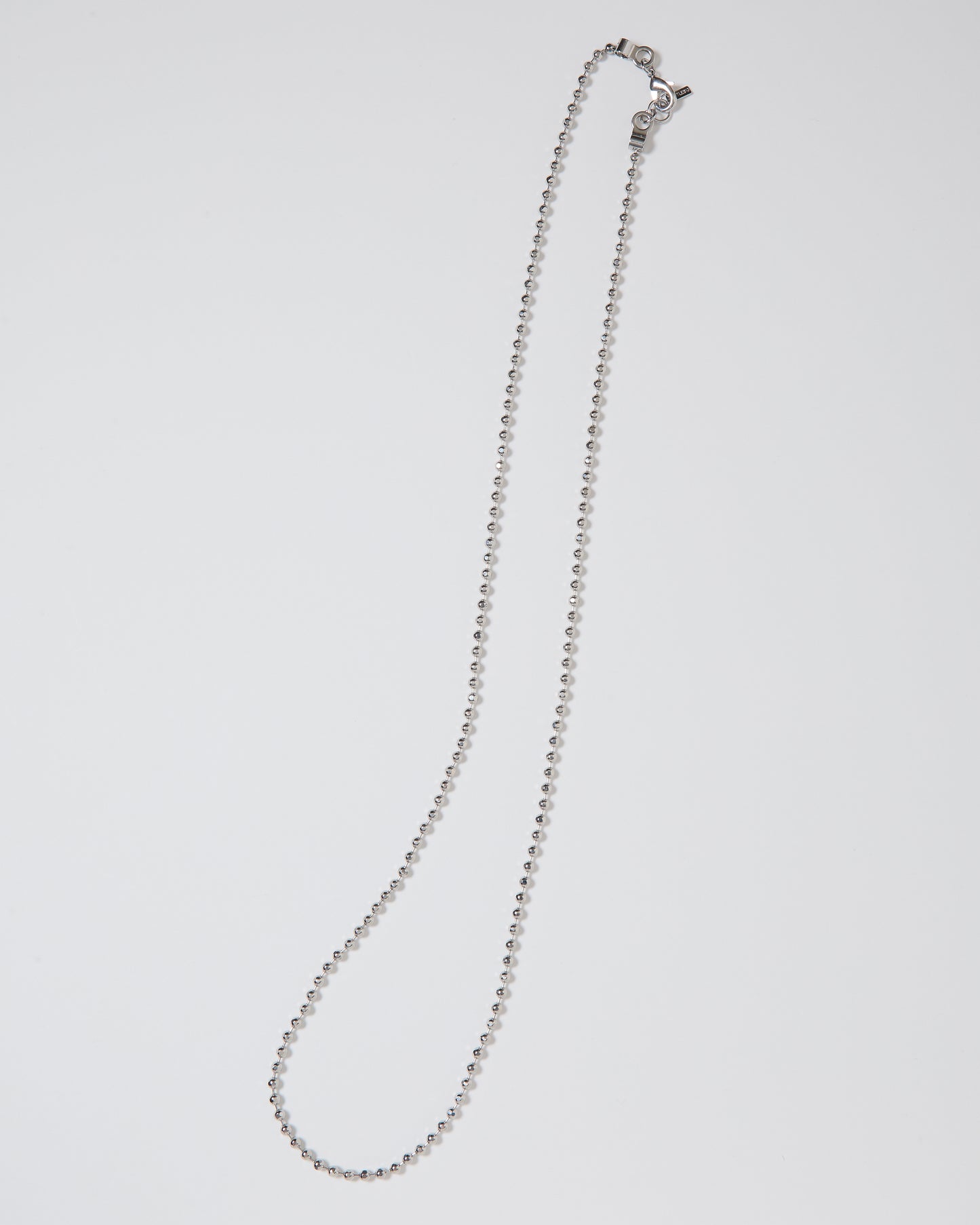 【SAMPLE】Cutting Ball Long Necklace & Bracelet _ SILVER