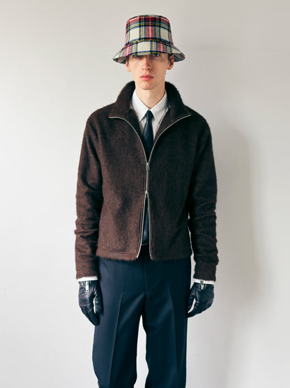 Zip-up _ BROWN