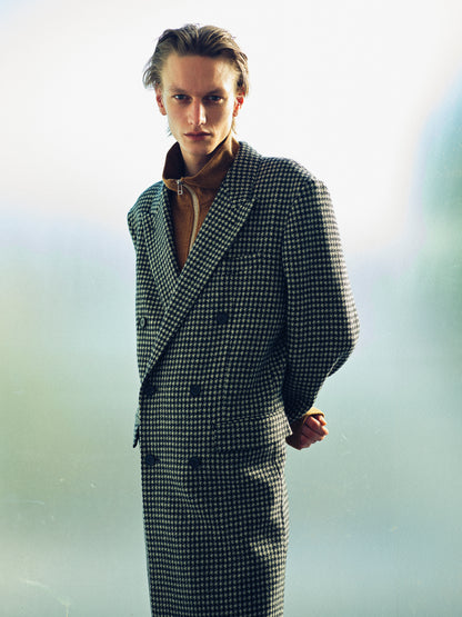 【SAMPLE】 Houndstooth Chesterfield Coat