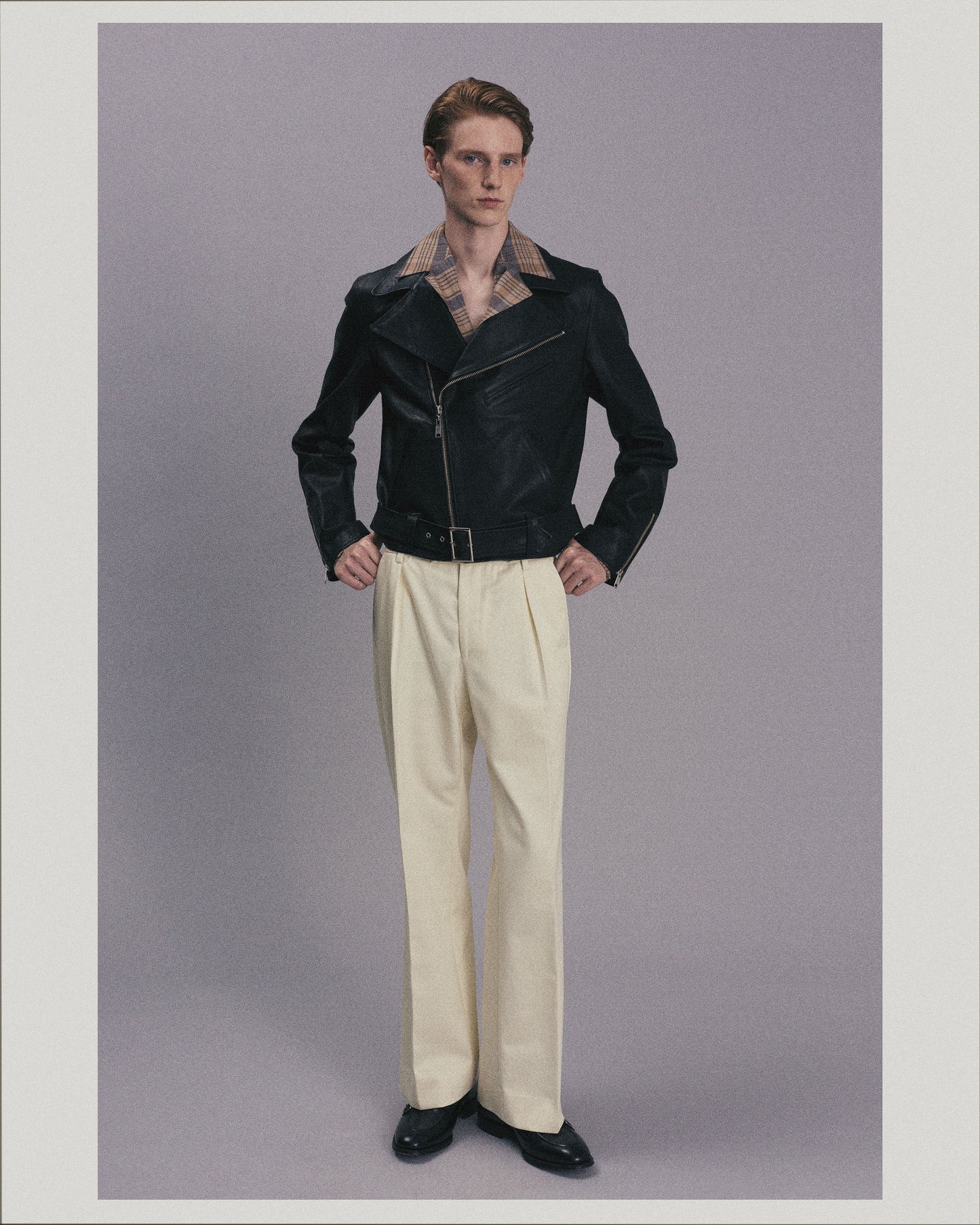 Notched Lapel Shirts _ Brown