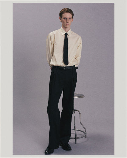 In-tucked Chino Trousers _ BLACK