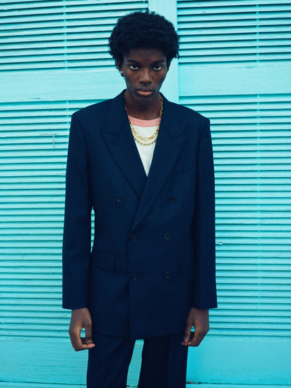 【SAMPLE】 Wool 6B Jacket _ NAVY