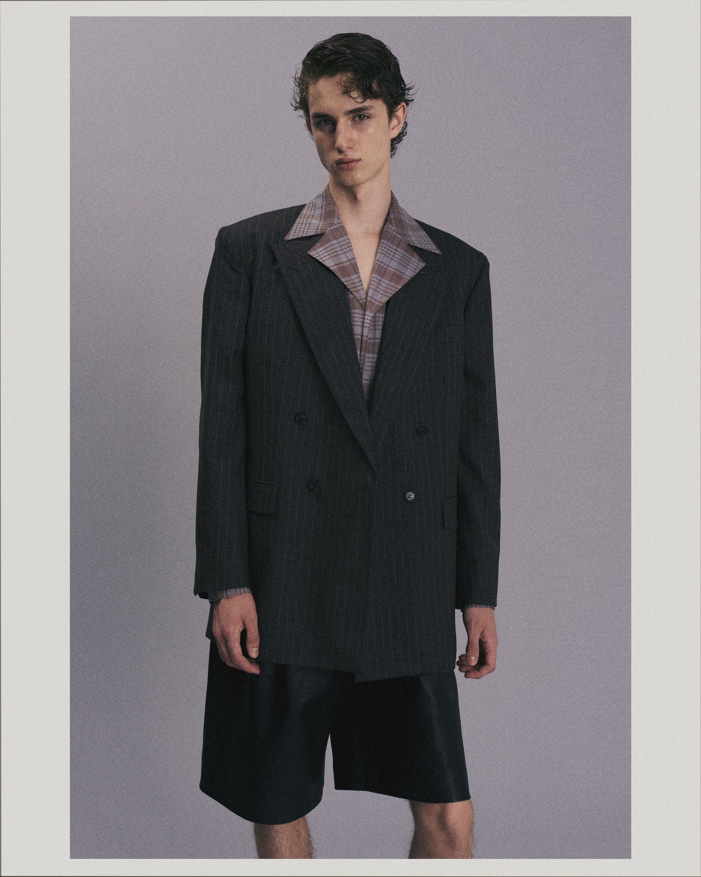 Leather Baggy Shorts