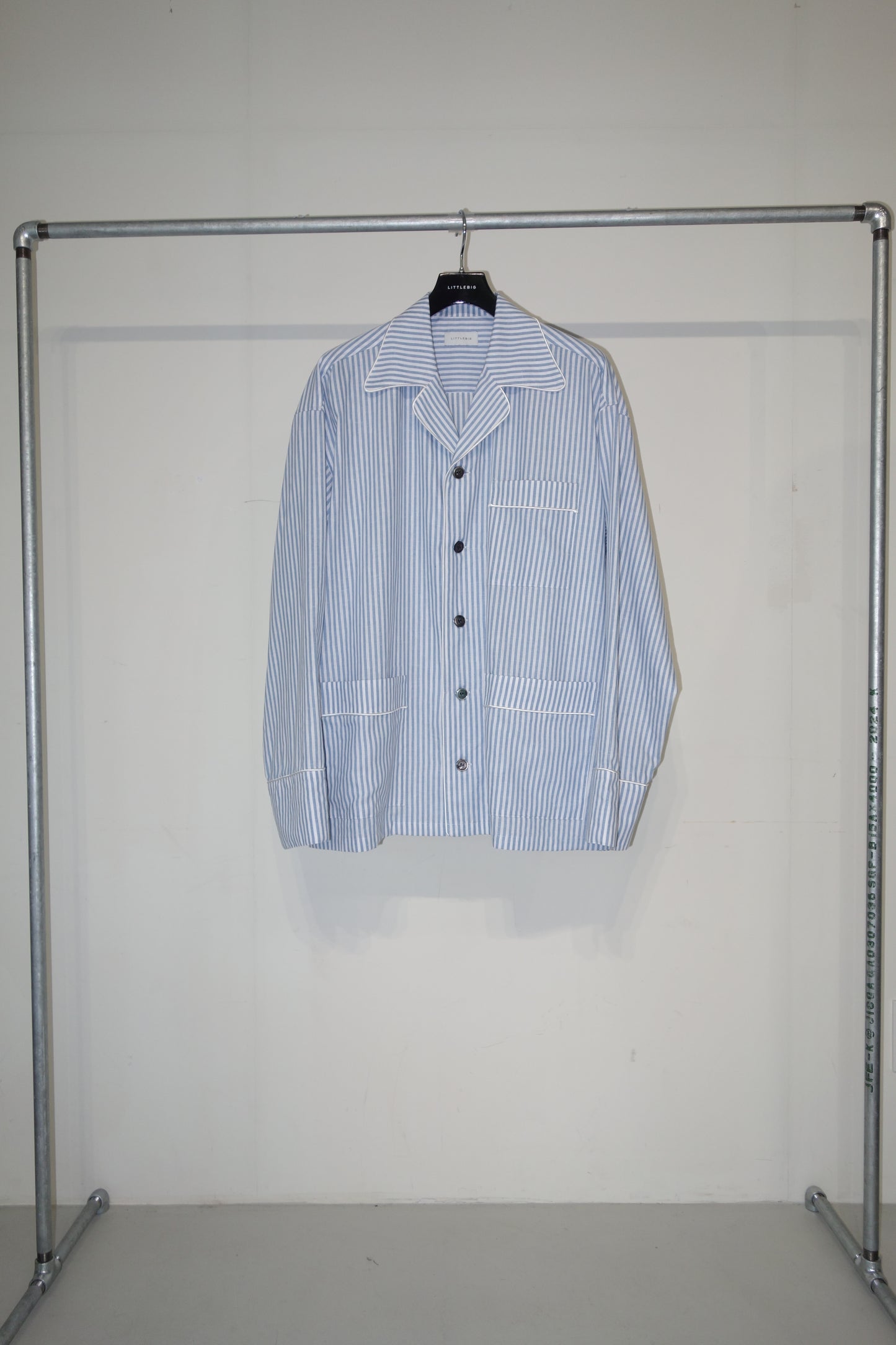 【SAMPLE】Prisoner Pajama Shirts _ WHITE/BLUE