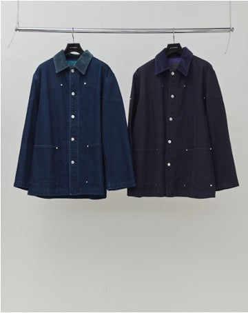 【SAMPLE】Color Denim Coveralls