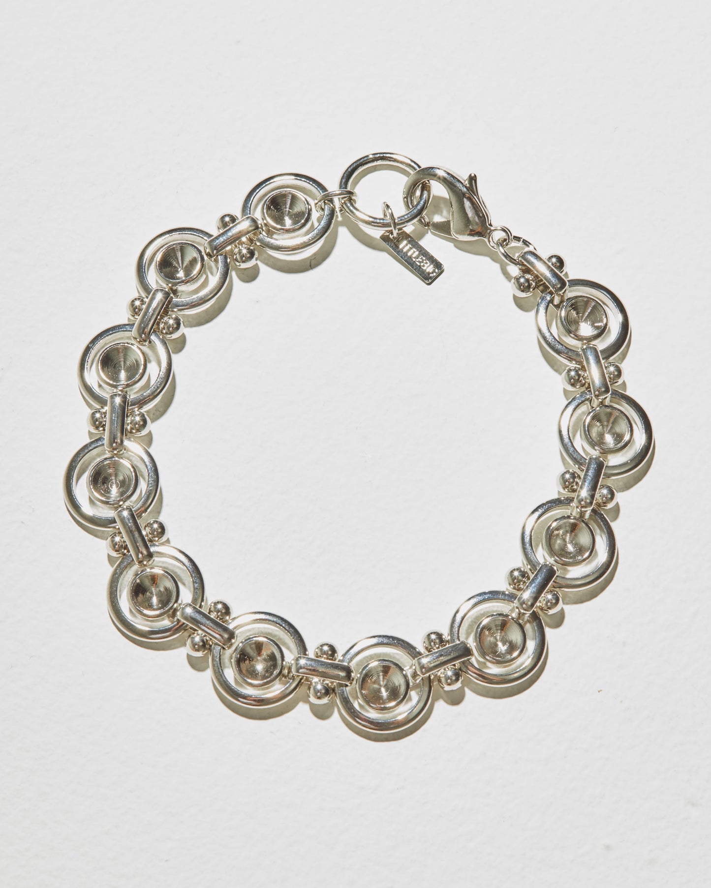【SAMPLE】Circle Chain Beacelet _ Silver