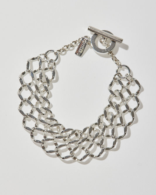 【SAMPLE】Duo Chain Bracelet  _ SILVER