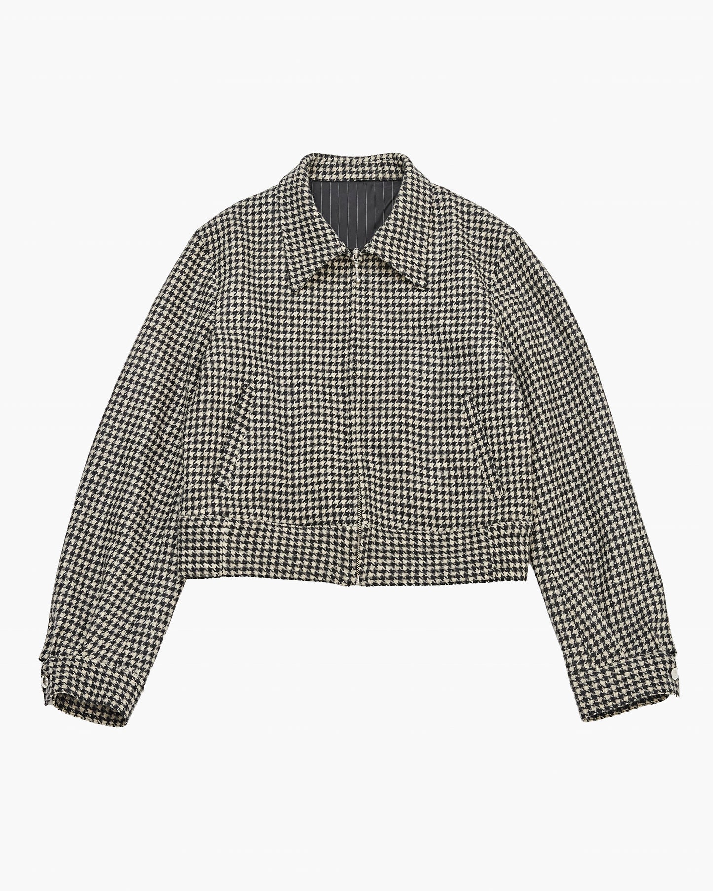 Houndstooth Harrington Jacket