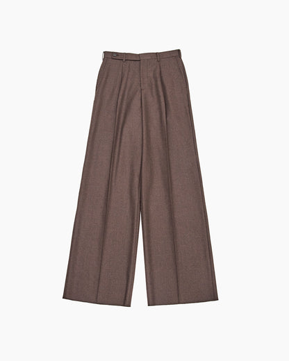 Wool Wide Trousers