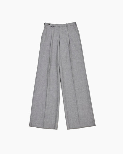 Wool Wide Trousers