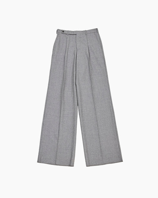 Wool Wide Trousers
