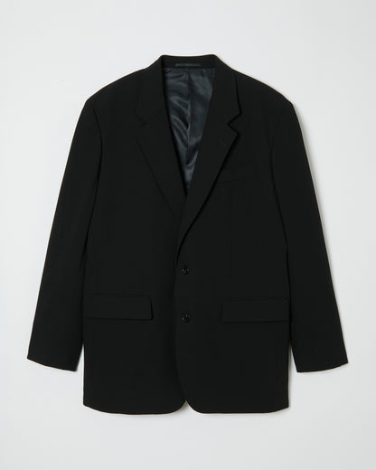 Cotton Wool Soft Single-Breasted Jacket