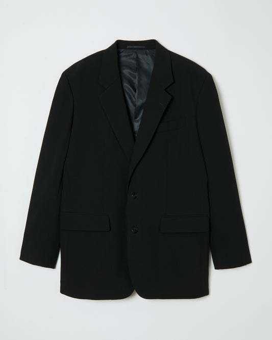 Cotton Wool Soft Single-Breasted Jacket