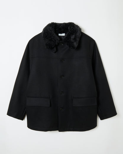 Wool Car Coat ‗ BLACK