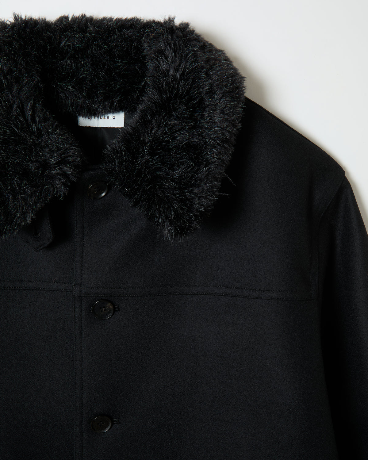 Wool Car Coat ‗ BLACK