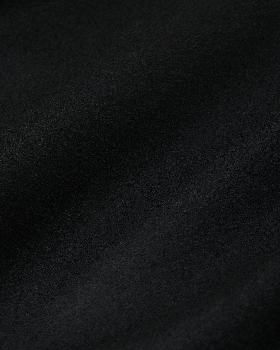 Wool Car Coat _ BLACK