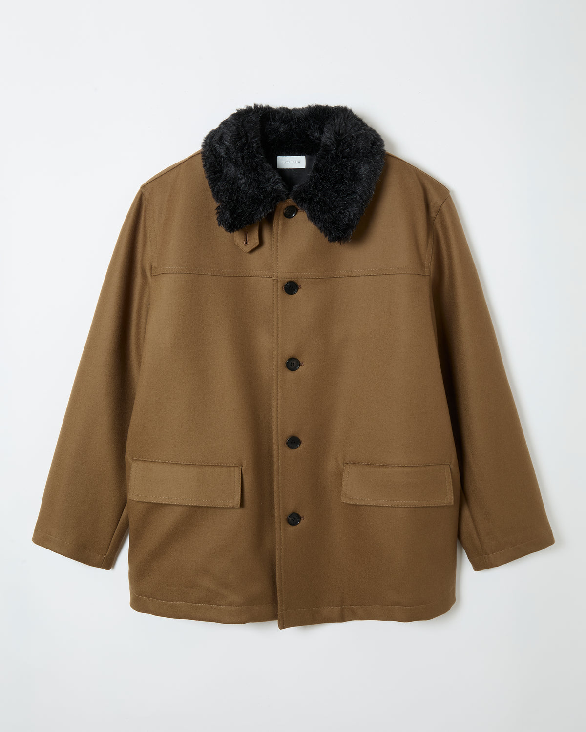 Wool Car Coat ‗ BROWN