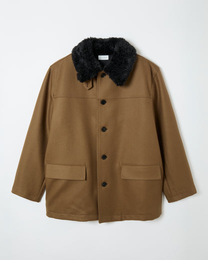 Wool Car Coat ‗ BROWN