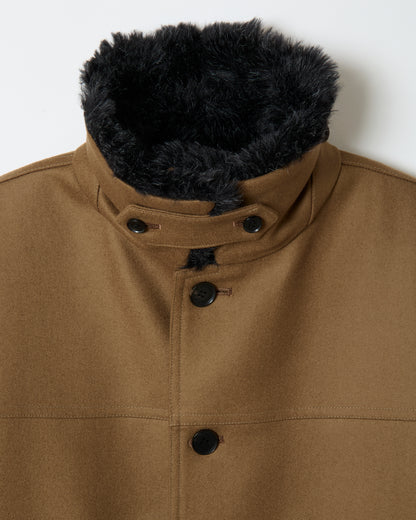 Wool Car Coat ‗ BROWN