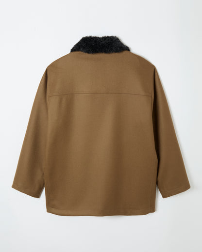 Wool Car Coat ‗ BROWN