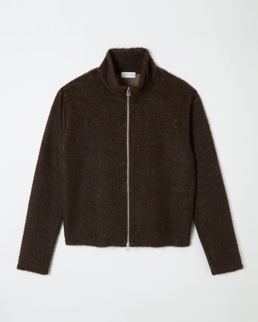 Zip-up _ BROWN
