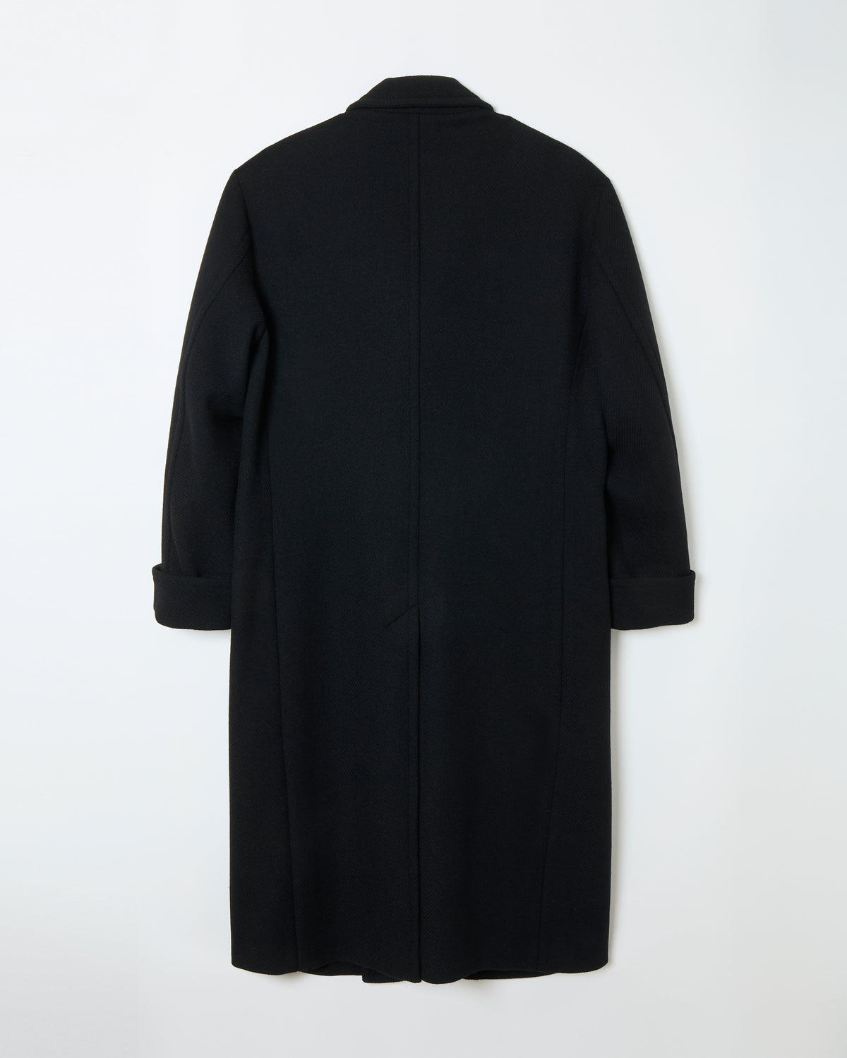 Tweed Long Coat _ BLACK