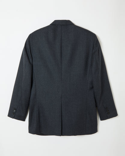 Wool Double Breasted Jacket _ GREY