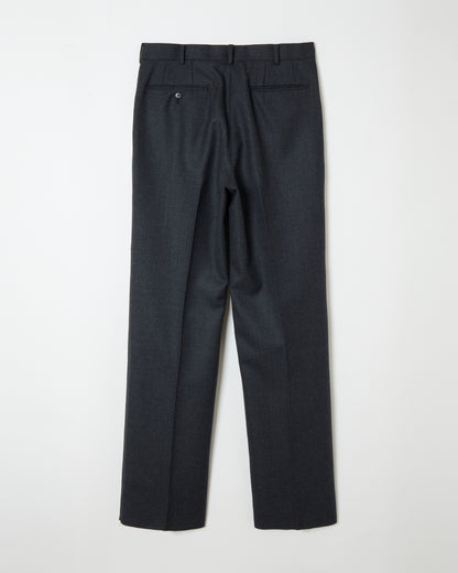 Wool Straight Trousers _ GREY