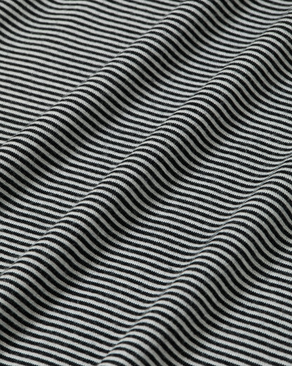 Mock-neck Wool Long T-shirt _ BORDER