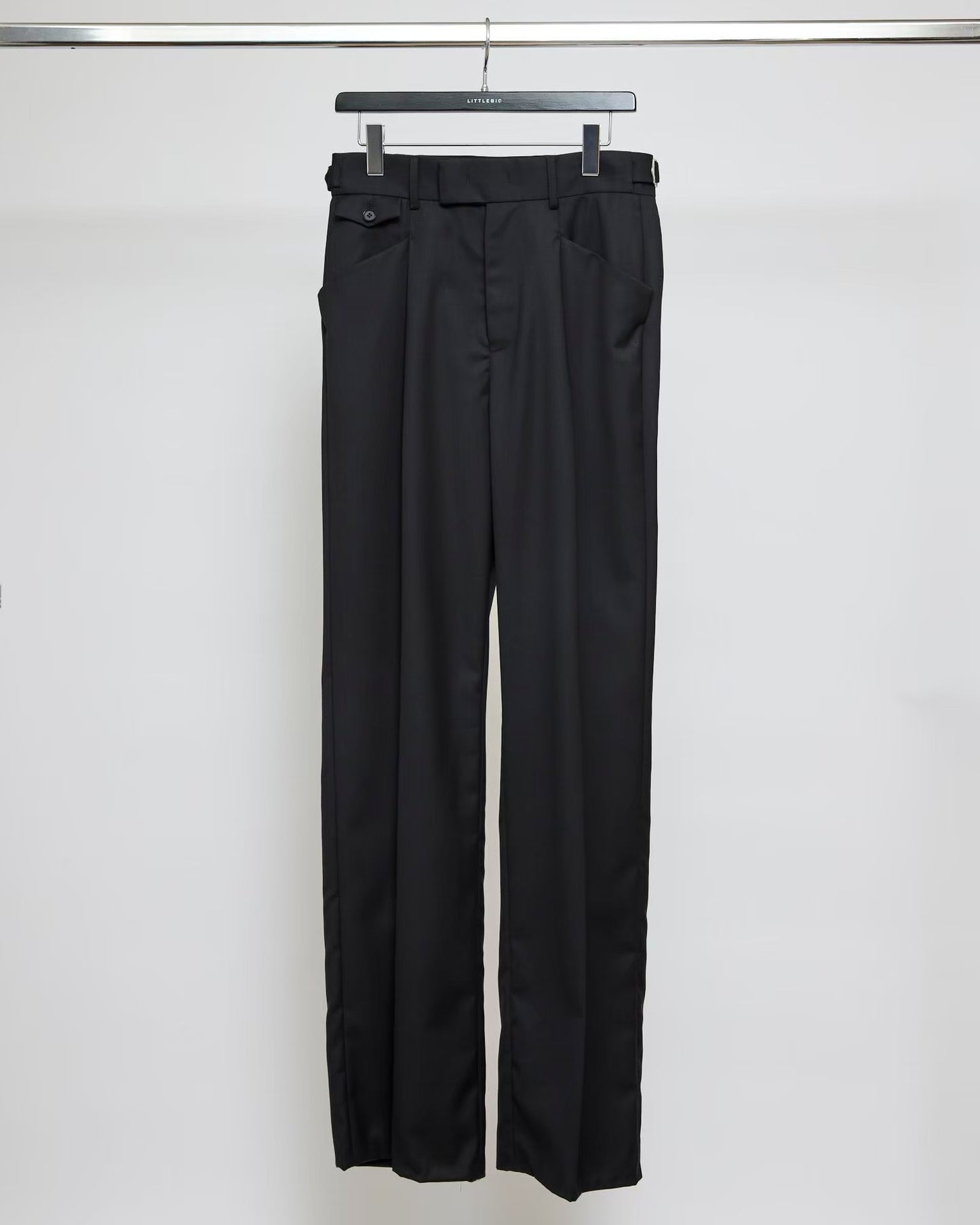 Black Straight Trousers