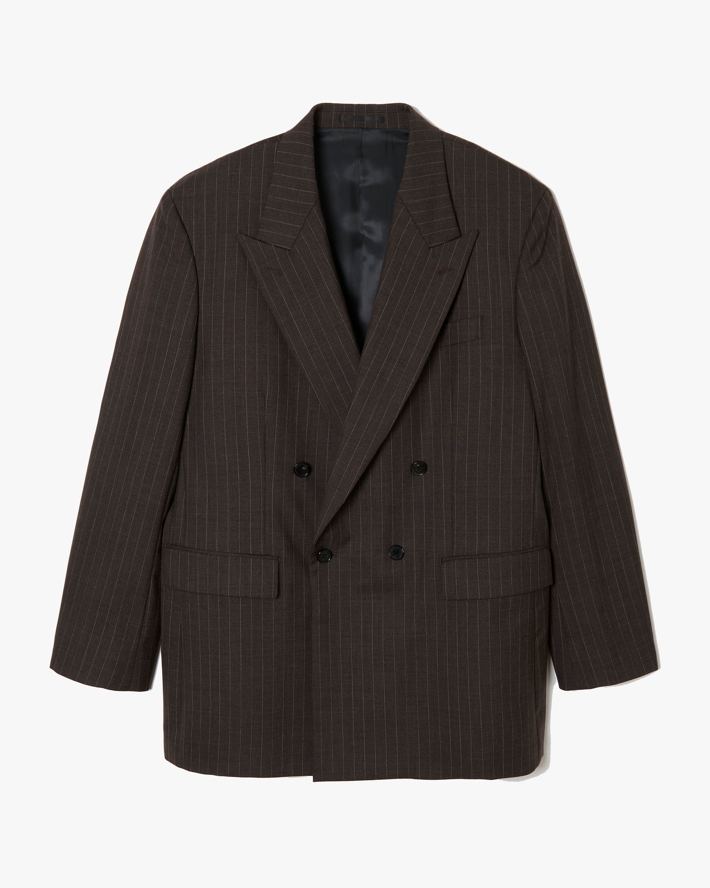 【SAMPLE】Tropical Double Breasted Jacket _ BROWN