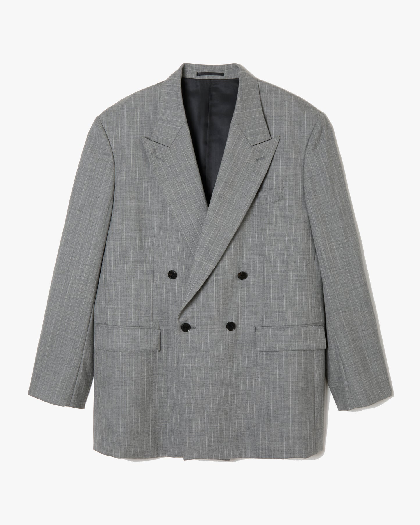 【SAMPLE】Tropical Double Breasted Jacket _ GREY
