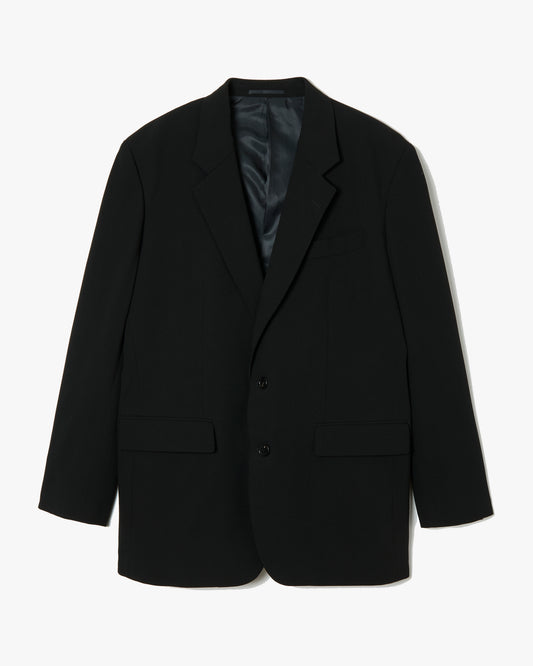 Cotton Wool Soft Single-Breasted Jacket