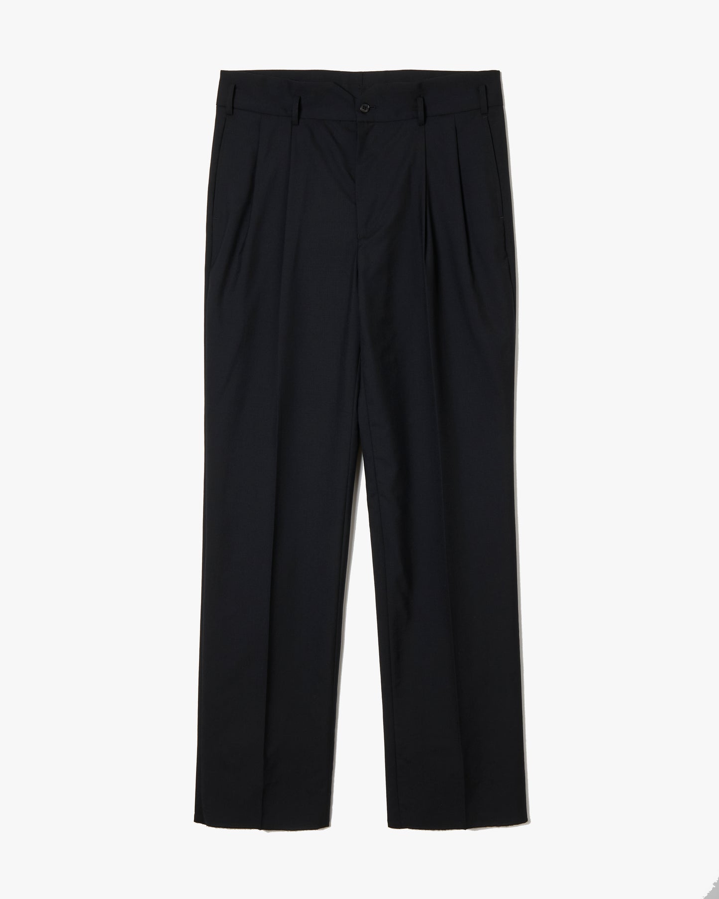 【SAMPLE】Wool Wide Trousers _ BLACK