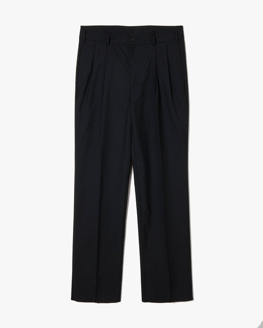 【SAMPLE】Wool Wide Trousers _ BLACK