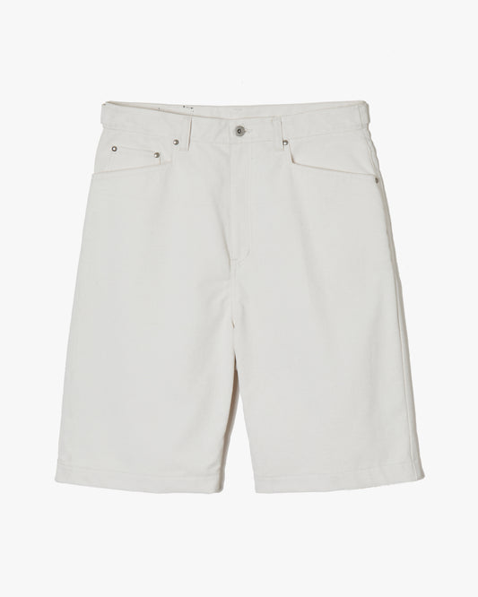 【SAMPLE】Coating Short Pants _ WHITE
