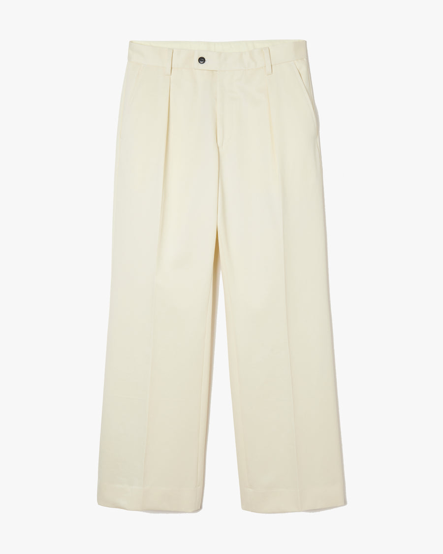 In-tucked Chino Trousers _ WHITE