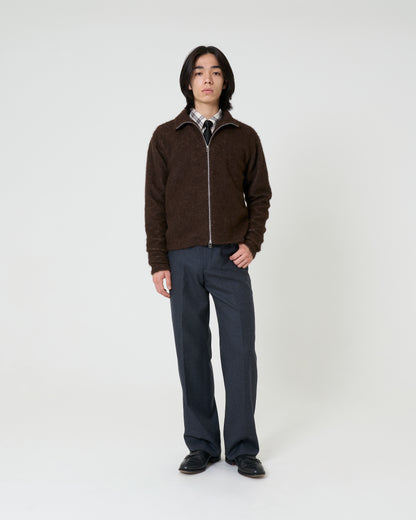 Zip-up _ BROWN
