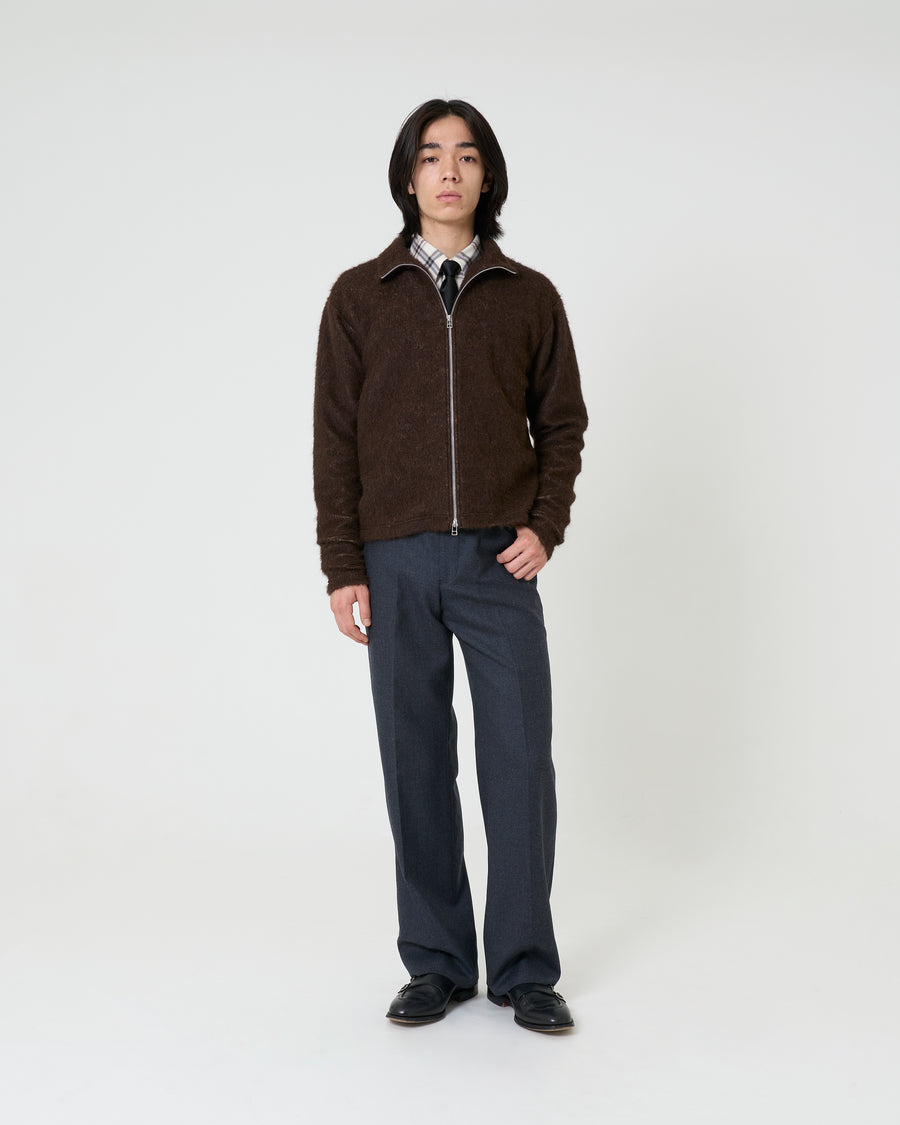 Zip-up _ BROWN
