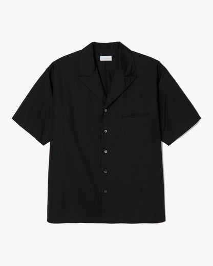 Peaked Lapel Shirts _ BLACK
