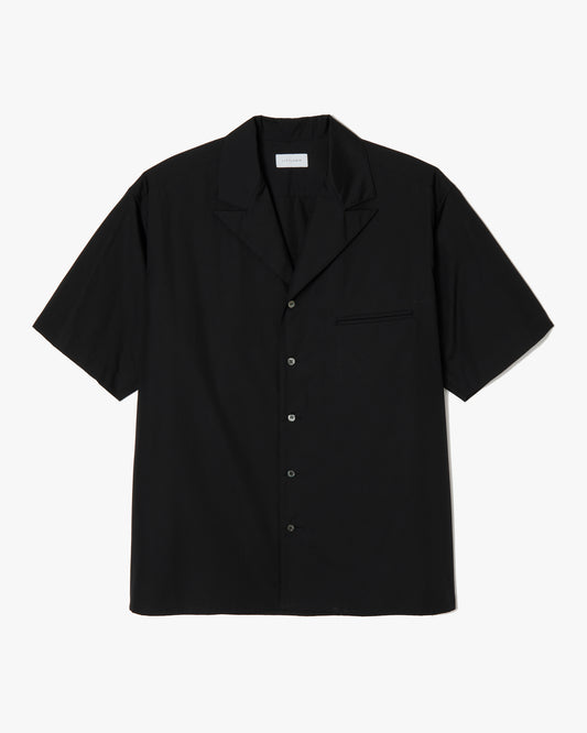 Peaked Lapel Shirts _ BLACK