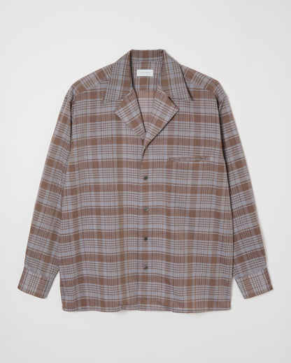 Notched Lapel Shirts _ Blue