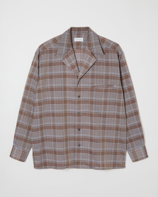 Notched Lapel Shirts _ Blue