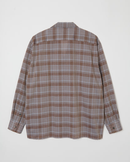 Notched Lapel Shirts _ Blue